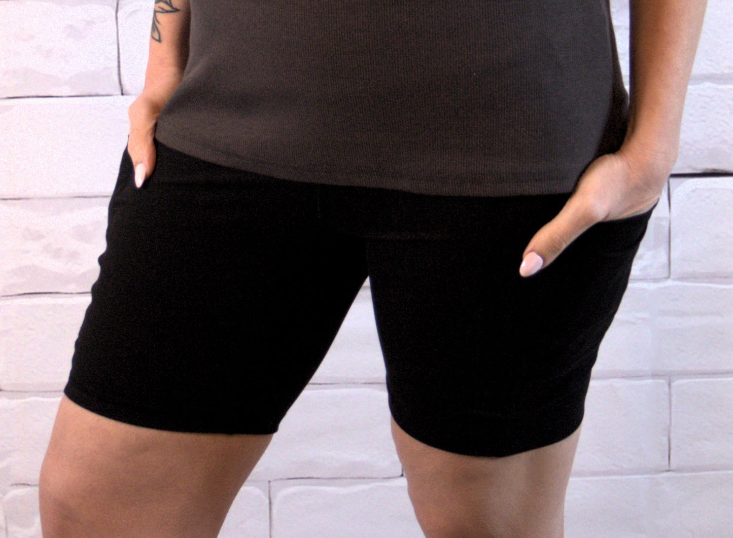 Pocketed Biker Shorts - Uncover Me